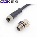 Conector M8 macho hembra 3 4 5 6 8pin conector de cable impermeable IP67